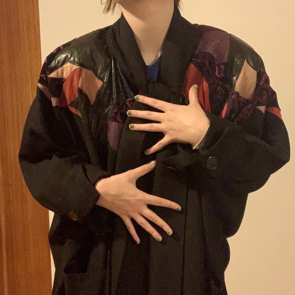 🎉HP🎉 Vintage 80s 📼 iconic Queen St W TdotO shop 🏆 Ms Emma Designs coat - Picture 3 of 4